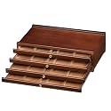 MEEDEN 4-Tier Artist Supply Storage Box: Art Organizer with Compartments