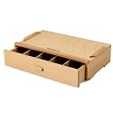 MEEDEN Artist Supply Organizer Box: 1-Tier Art Box with Removable Dividers
