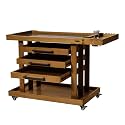 MEEDEN Extra Large Art Supplies Storage Cart: 5-Tier Utility Rolling Cart
