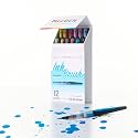 MEEDEN Liquid Watercolor Ink Brushes: 12 Colors Dye-Based