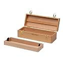 MEEDEN Medium Art Supply Storage Box: Multi-Function Beech Wooden Chest