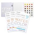 MEEDEN Portable Watercolor Paint Set: Travel Watercolor Kit 3 Pack