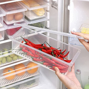 meelana Plastic Fridge Container - 1500 ml