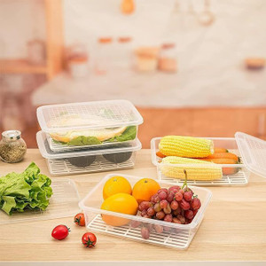 meelana Plastic Fridge Container - 2500 ml