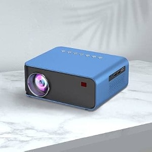 meer t4 wifi led projector 1080p full hd with built-in youtube - supports wifi hdmivgaav inusb miracast - t4 youtube blue