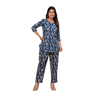 MEERA FAB Womens Cotton Relaxed Fit Fit