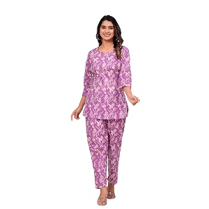 MEERA FAB Womens Cotton Relaxed Fit Fit