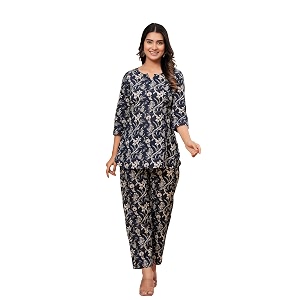 MEERA FAB Womens Cotton Relaxed Fit Fit