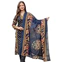 MEERA FAB Women39s Cotton Blend Straight Printed