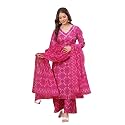 MEERA FAB Women39s Pure Cotton Bandhani Printed