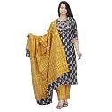 MEERA FAB Women Cotton Printed Kurta with