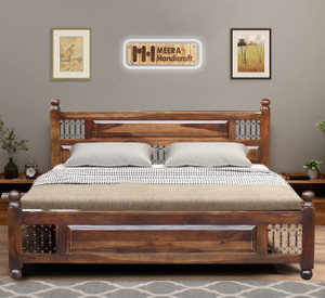 meera handicraft bed solid sheesham wood in king size delivery condition - diydo-it-yourself solid wood king bed 2159 cm x 18796 cm 708 ft x 617 ft