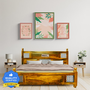 meera handicraft bed solid sheesham wood in king size delivery condition - diydo-it-yourself solid wood king bed 2159 cm x 18796 cm 708 ft x 617 ft
