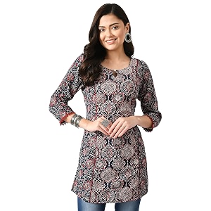Meesan Womens Cotton 3 4 Slevee Solid