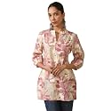 Meesan Women39s Floral Cotton Ethnic Tunic for