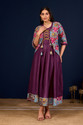 meesorra Women Printed Anarkali Kurta