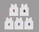 Mega Style Vest For Baby Boys & Baby Girls Pure Cotton (White, Pack of 5)