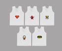 Mega Style Vest For Baby Boys & Baby Girls Pure Cotton (White, Pack of 5)