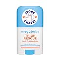 Megababe Thigh Rescue Anti-Chafe Stick Mini | Travel size, great for on-the-go | Prevents skin chafe & irritation | Thighs, arms, bra-lines & more
