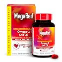 MegaRed Antarctic Krill Oil 1000mg, Omega 3 Fatty Acid Supplement, Ultra Concentrate EPA & DHA Softgels, Antioxidant Astaxanthin, Heart Health Supplement with No Fish Oil Aftertaste, 60ct