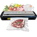 MEGAWISE 2025 Powerful Vacuum Sealer Machine | Compact Design | One-Touch Automatic | Seal in 10-20 Seconds | Dry, Moist, Wet, and Cold Modes | With 10 Vacuum Bags &amp; Built-in Cutter