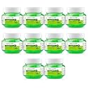 Meglow by Leeford | Aloe Vera Gel for Intense Hydration | Get Soft, Smooth &amp; Nourished Skin | Pure Aloe Vera Gel with Cucumber Extracts | Naturally Hydrating &amp; Skin Moisturizing Gel Pack of 10 (100g each)