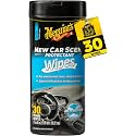 Meguiar’s New Car Scent Protectant Wipes, 30 Count (Pack of 6)