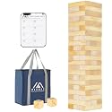 Megwoz M Size Tumble Tower 66 Blocks 3.5FT Indoor Outdoor Games for Family