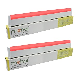 1 feet 5 watt straight linear red led tube light pack of 2 pieces