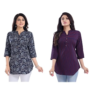 Meher Impex Women Girls Crepe Top Tunic