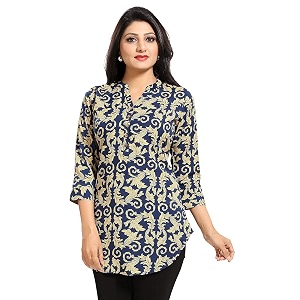 Meher Impex Women Girls Crepe Top Tunic