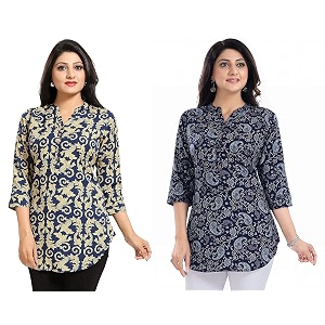 Meher Impex Women Girls Crepe Top Tunic