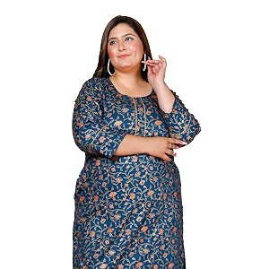 Womens Plus Size Kurti Kurta MEHKPLUS7 34