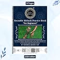 Reusable Mehndi Practice Book - For Beginners (14 Pages) | मेहंदी प्रैक्टिस बुक | Long-Lasting Reusable Pages for Repeated Practice (Use & Reuse)