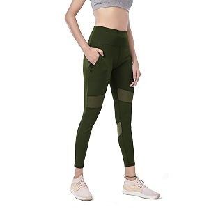 mehrang active yoga pants for women gym high waist with pocket tummy control workout pants 4 way stretch yoga leggings