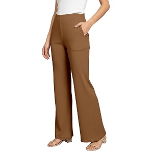 Mehrang High Waisted Wide Leg Ribbed Knit