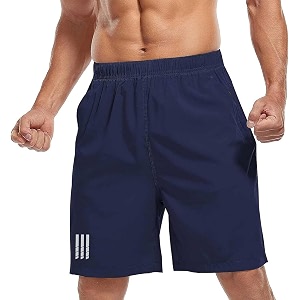 Mehrang Mens Comfort Fit Workout Shorts with
