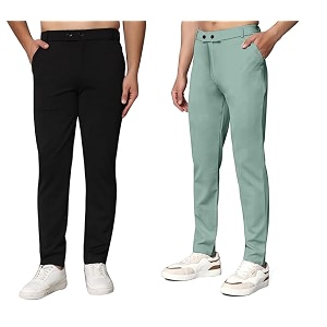 Mehrang Mens Slim Fit Dress Pants Formal