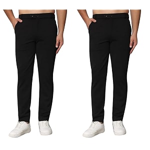 Mehrang Mens Slim Fit Dress Pants Formal