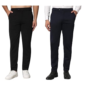 Mehrang Mens Slim Fit Dress Pants Formal