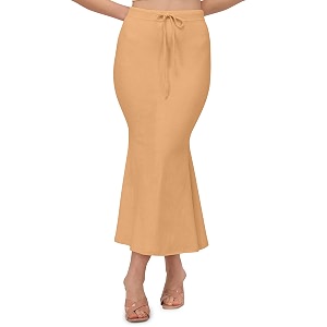 mehrang stretchable saree shapewear petticoat for women cotton blendedpetticoatskirts for womenshape wear dress for saree