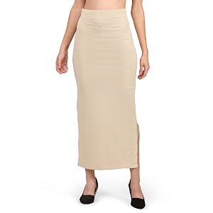 mehrang stretchable saree shapewear petticoat for women cotton blendedpetticoatskirts for womenshape wear dress for saree