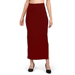 mehrang stretchable saree shapewear petticoat for women cotton blendedpetticoatskirts for womenshape wear dress for saree