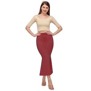 mehrang stretchable saree shapewear petticoat for women cotton blendedpetticoatskirts for womenshape wear dress for saree