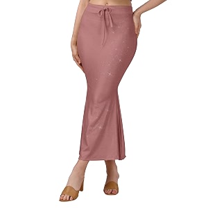 Mehrang Stretchable Shimmer Saree Shapewear Petticoat for