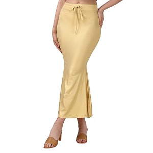 Mehrang Stretchable Shimmer Saree Shapewear Petticoat for