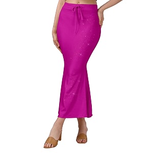 Mehrang Stretchable Shimmer Saree Shapewear Petticoat for