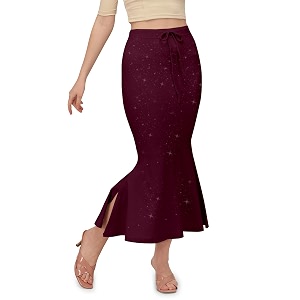 Mehrang Stretchable Shimmer Saree Shapewear Petticoat for