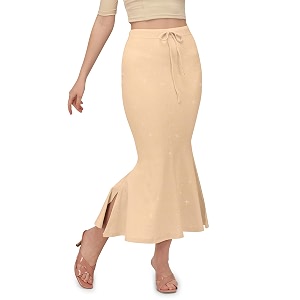 Mehrang Stretchable Shimmer Saree Shapewear Petticoat for