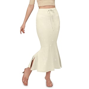 Mehrang Stretchable Shimmer Saree Shapewear Petticoat for